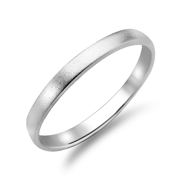 Silver Rings Small Matt Designed CSR-F2-02